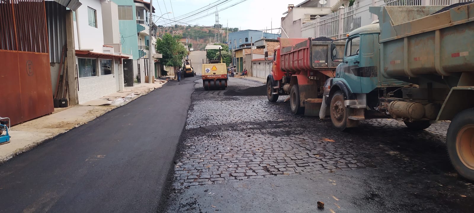 Iniciada a pavimentação asfáltica de 14 ruas do bairro Irmãos Fernandes