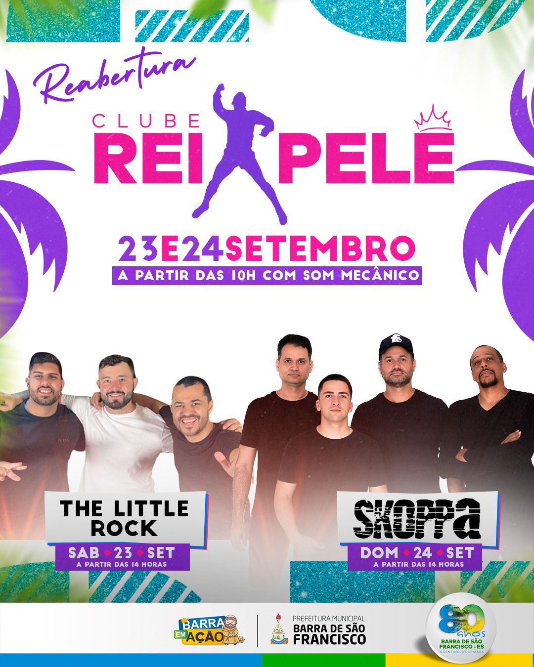 Nova temporada no Clube Rei Pelé será marcada com música neste final de semana em Barra de São Francisco