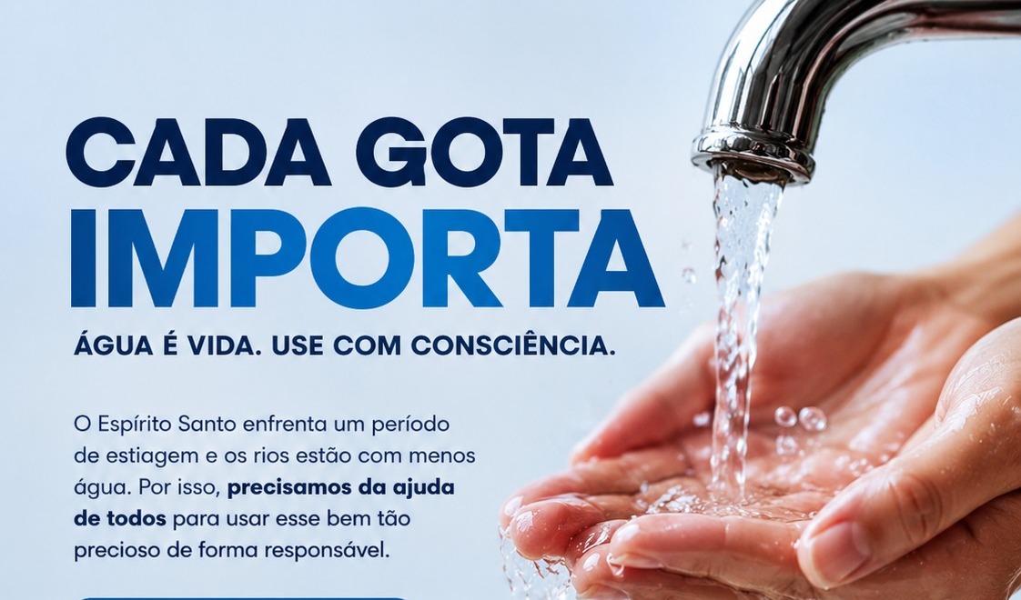 Prefeitura orienta população sobre economia de água durante período de estiagem