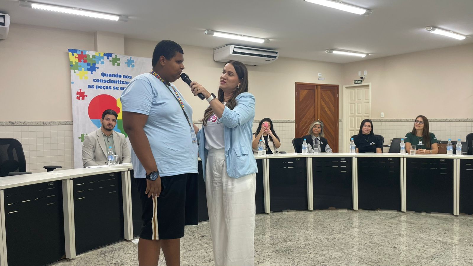 Imagem da notícia: Abril Azul começa com momento de conscientização sobre o autismo em Barra de São Francisco