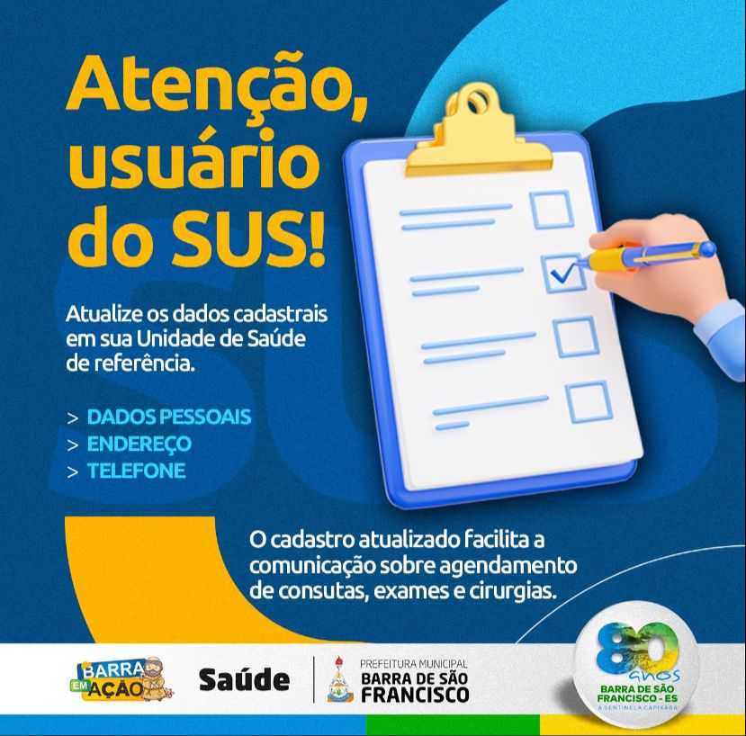 Atenção usuários do SUS