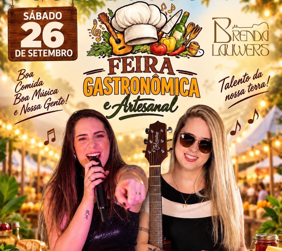 Imagem da notícia: Feira Gastronômica e Artesanal com Música acontece neste sábado em Barra de São Francisco