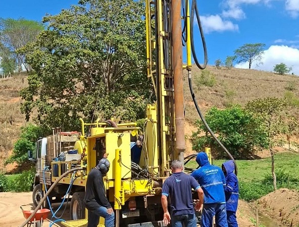 Prefeitura inicia perfuração de poço artesiano em Vargem Alegre para evitar falta d’água
