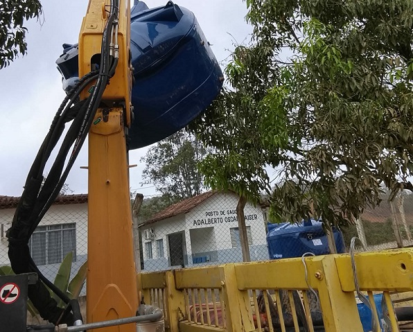 Imagem da notícia: Prefeitura recebe dois biodigestores que serão instalados na Escola Otto Saar no Córrego do Itá