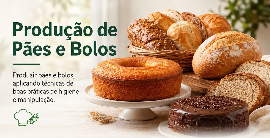 Imagem da notícia: Curso gratuito de Produção de Pães e Bolos está com inscrições abertas em Barra de São Francisco