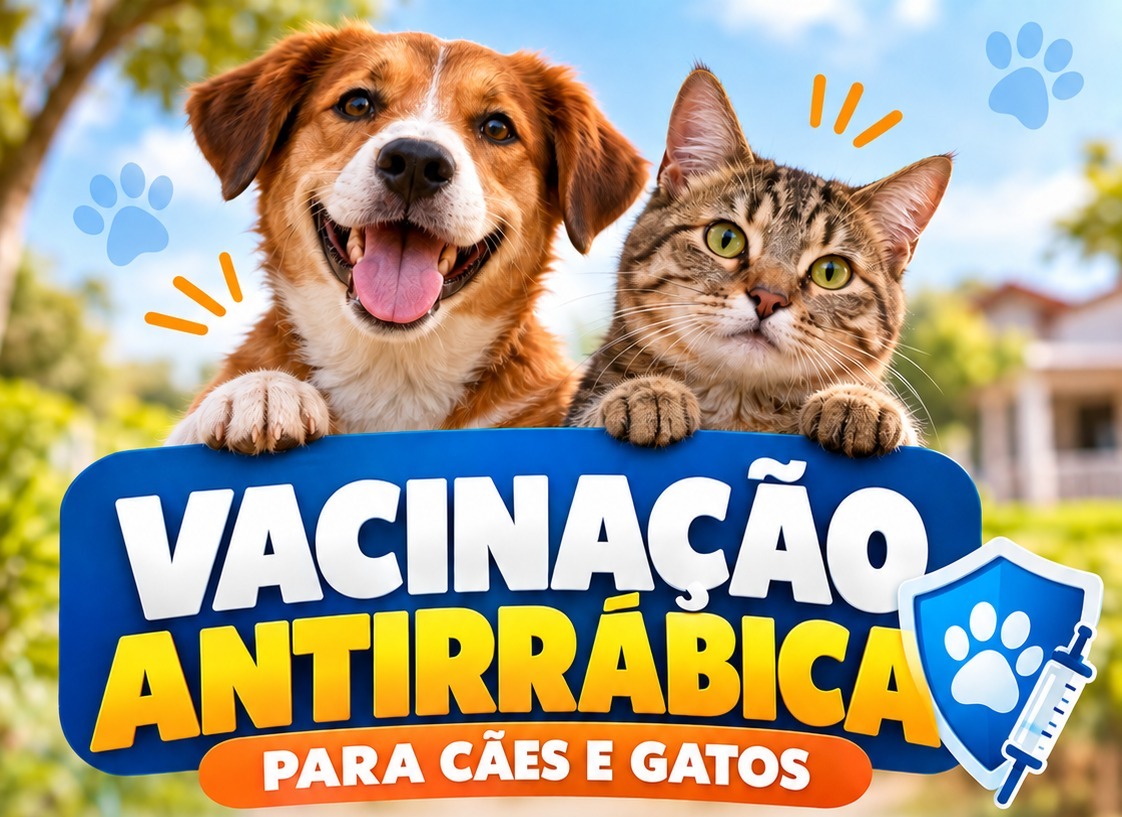 Imagem da notícia: Prefeitura realiza vacinação antirrábica para cães e gatos em Vila Luciene