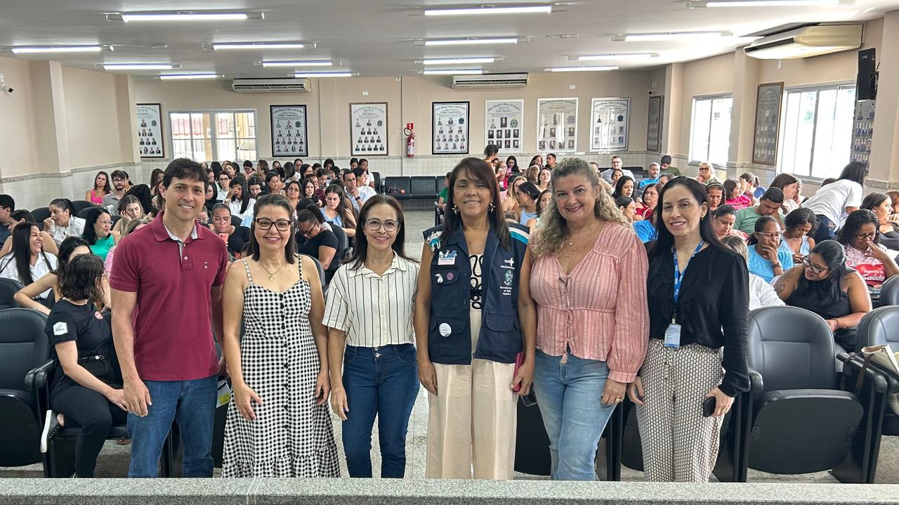 Imagem da notícia: Profissionais de saúde participam de capacitação sobre qualificação do pré-natal e vigilância das violências