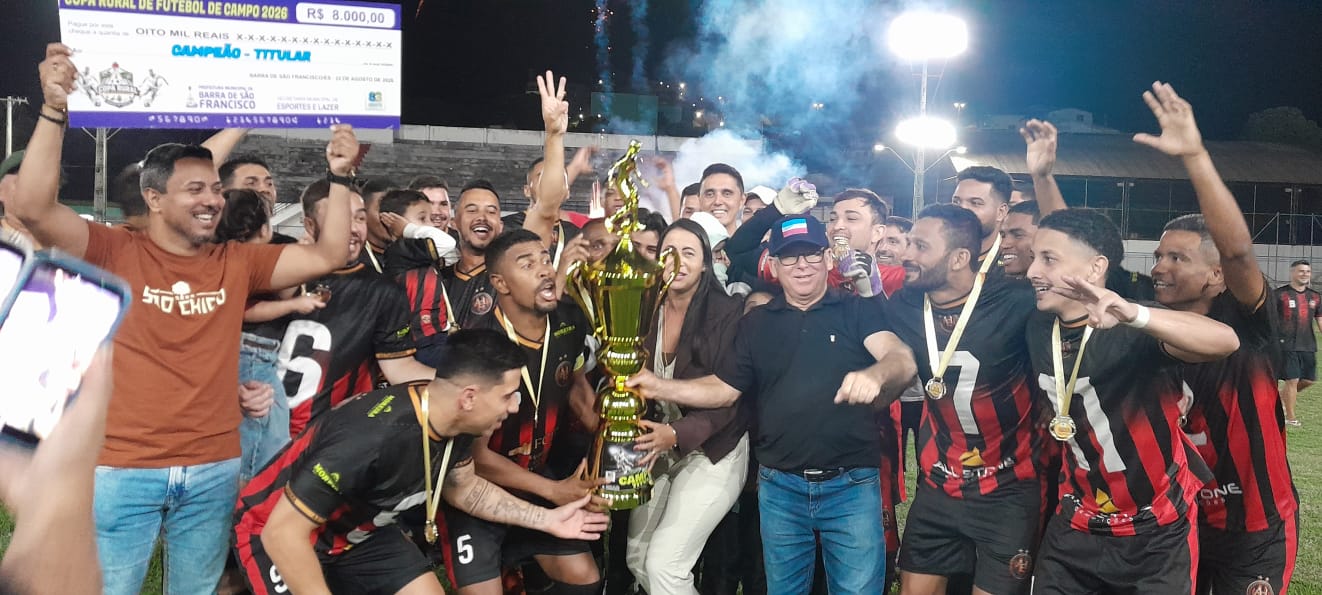 Imagem da notícia: Itaperuna conquista o título da categoria titular e União do Nova Barra vence no aspirante da Copa Rural 2026
