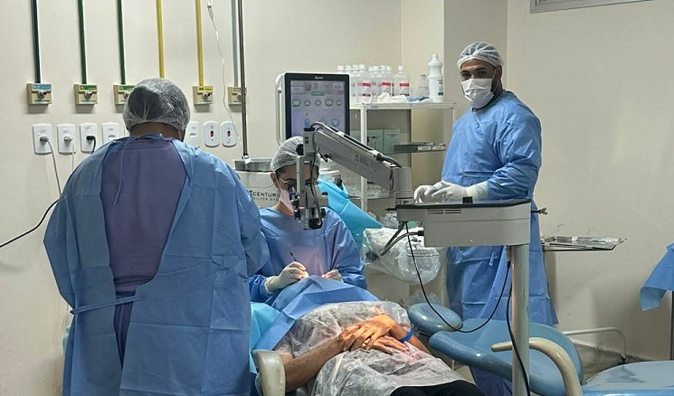 Imagem da notícia: Mutirão de Oftalmologia Realiza 117 Cirurgias de Catarata em Barra de São Francisco