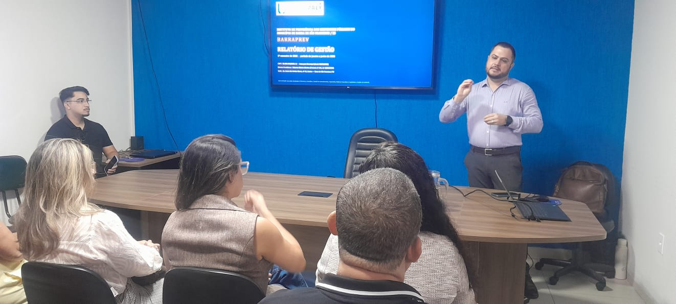 Imagem da notícia: Barraprev apresenta prestação de contas do primeiro semestre de 2026 e destaca equilíbrio financeiro da gestão