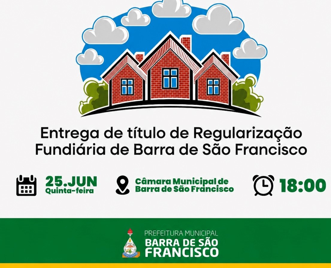 Imagem da notícia: Prefeitura realizará nova entrega de títulos de propriedade para cerca de 60 famílias em Barra de São Francisco