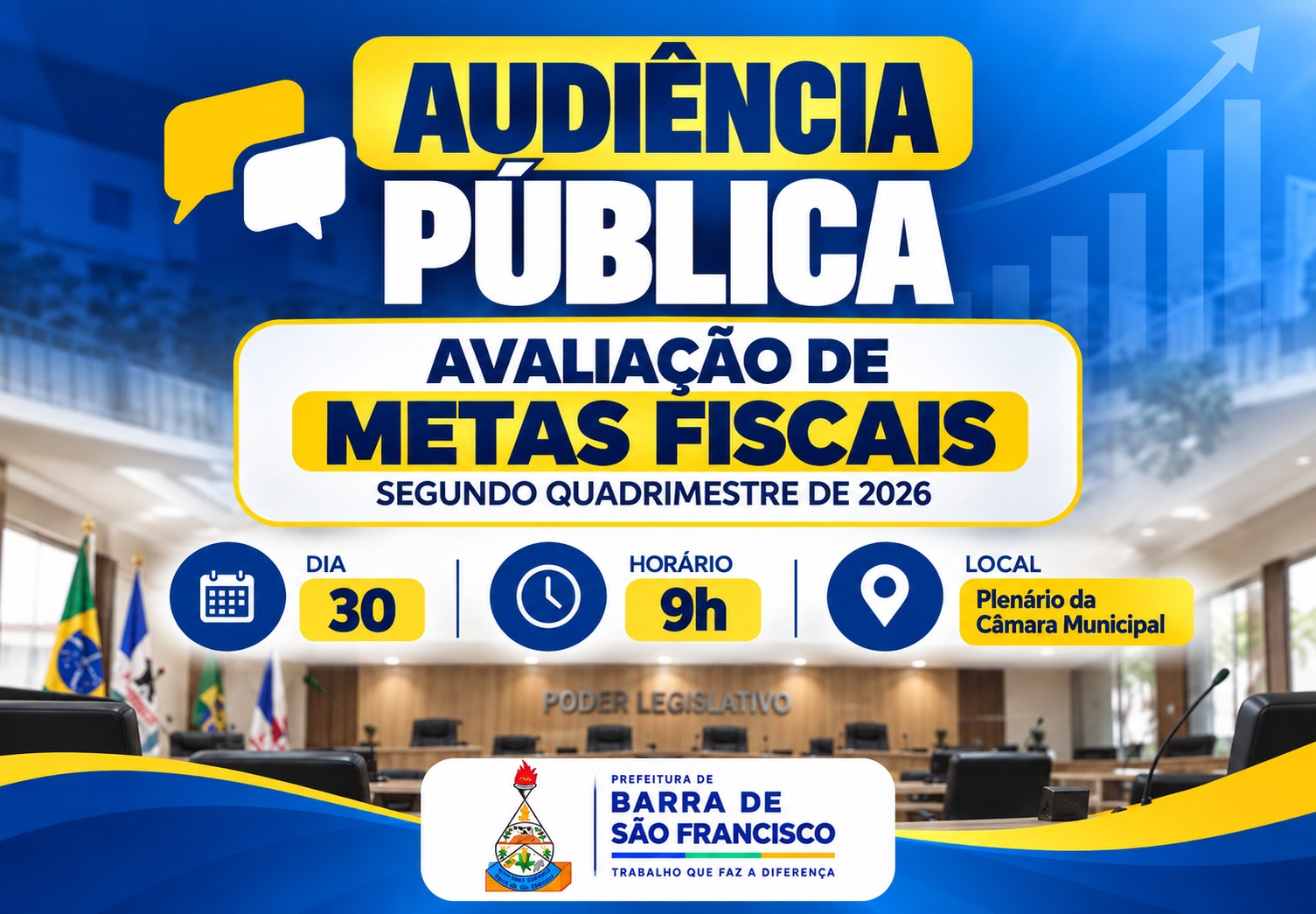 Imagem da notícia: Prefeitura realiza Audiência Pública de Avaliação de Metas Fiscais do 2º Quadrimestre
