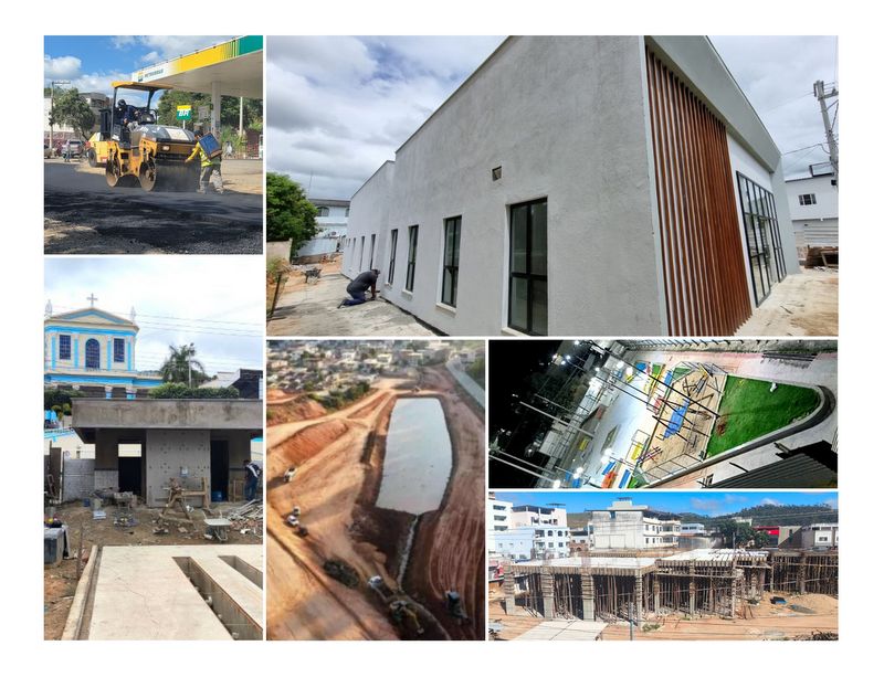 Imagem da notícia: Prefeitura mantém avanço de obras em todo o município neste início de janeiro de 2026